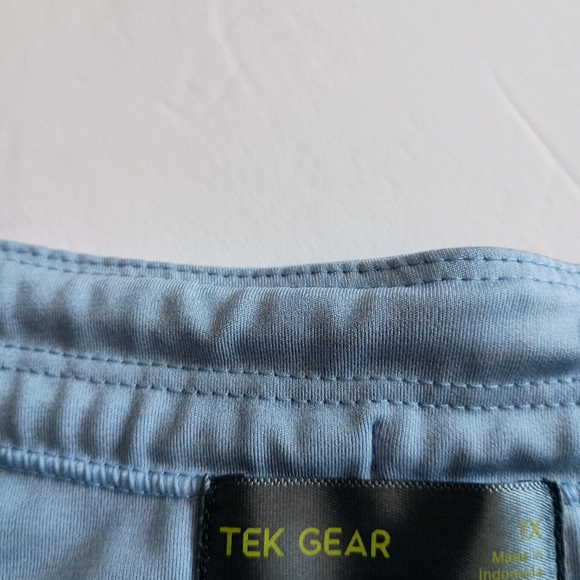 TEK GEAR Shorts 1X Turquoise & Sky Blue | Stretch Athletic Casual Summer Activew - Picture 3 of 14